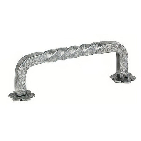 Emtek 76022SWS 76022 San Carlos 4" Wrought Steel Drawer Pull Satin Steel