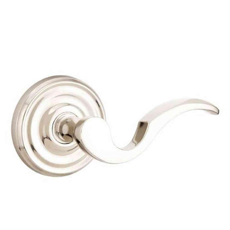 Emtek 8100CUS10BXUS15RH Cortina Lever Right Hand Passage With Regular Rose Oil Rubbed Bronze by Satin Nickel