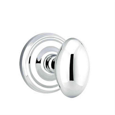 Emtek 8100EUS15A 8100EUS Egg Knob Passage With Regular Rose Antique Nickel