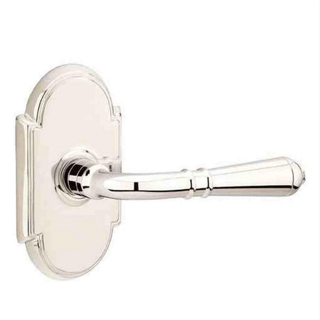Emtek 8108TUS10BLH Lever Left Hand 2-3/8" Backset Passage with # 8 Rose for 1-1/4" to 2" Door Oil Rubbed Bronze