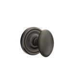Emtek 8200EUS7 8200EUS Egg Knob Privacy With Regular Rose Antique Brass