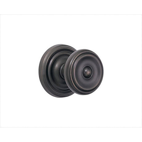 Emtek 8200WUS10B Waverly Knob Privacy With Regular Rose Oil Rubbed Bronze