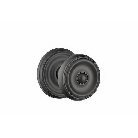 Emtek 8200WUS19 Waverly Knob Privacy With Regular Rose Flat Black