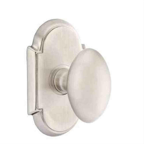 Emtek 8208EUS10B Knob 2-3/8" Backset Privacy with # 8 Rose for 1-1/4" to 2" Door - Reversible Oil Rubbed Bronze