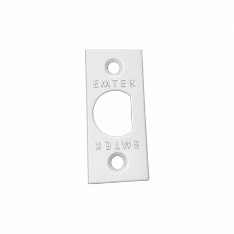 Emtek 83230MW Square Latch Faceplate - Matte White