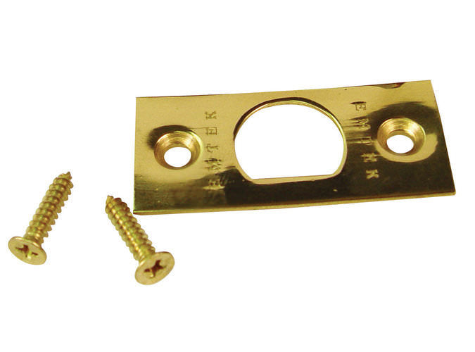 Emtek 83230SRG Square Latch Faceplate for Products Satin Rose Gold