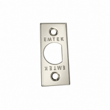 Emtek 83230US14 Square Latch Faceplate - Polished Nickel
