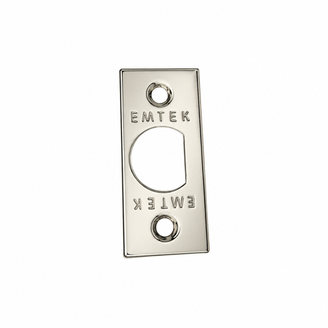 Emtek 83230US14 Square Latch Faceplate - Polished Nickel