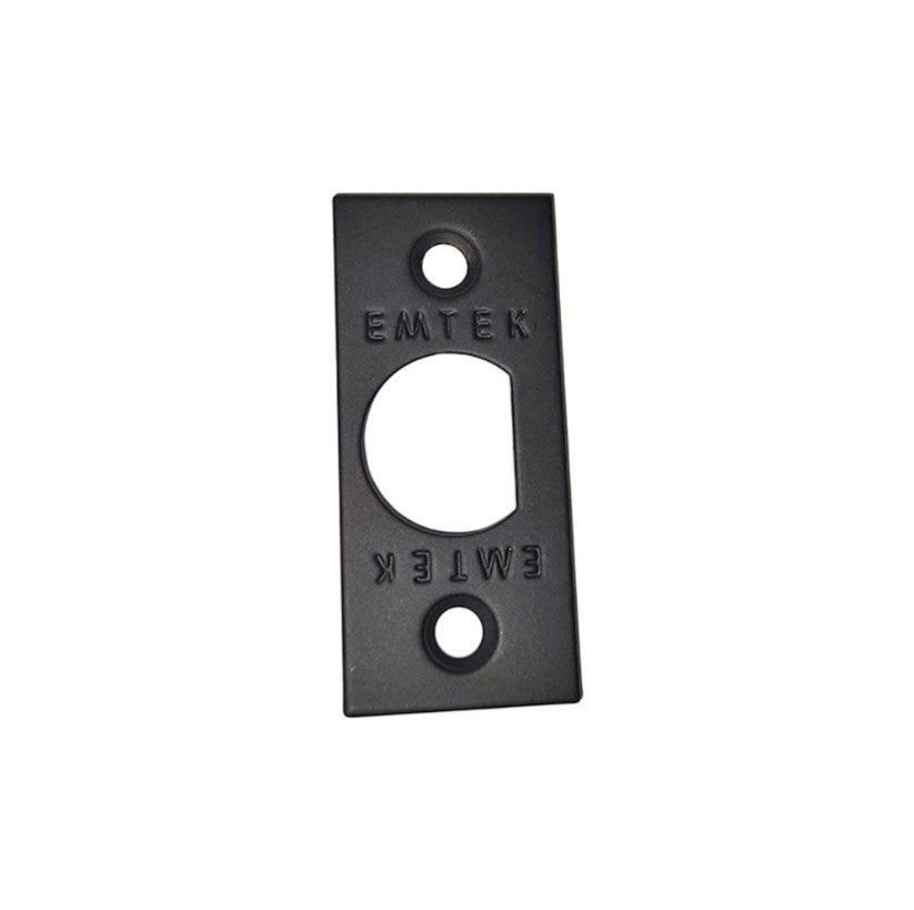 Emtek 83230US19 Square Latch Faceplate - Flat Black