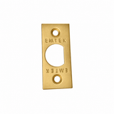 Emtek 83230US4 Square Latch Faceplate - Satin Brass