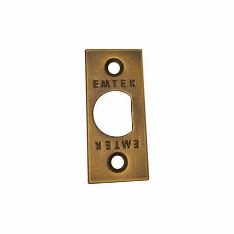 Emtek 83230US7 Square Latch Faceplate - French Antique Brass