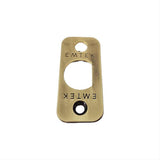Emtek 83231US7 Corner Faceplate and Screws for Passage or Privacy Latch French Antique Brass