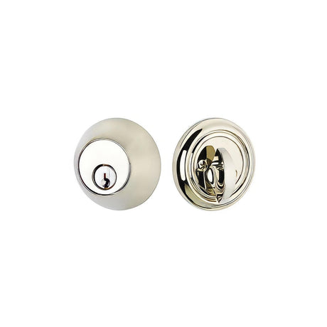 Emtek 8350US14 8350US Regular Style Classic Brass Double Cylinder Deadbolt Polished Nickel