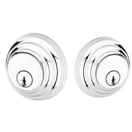 Emtek 8355US19 Low Profile Style Brass Modern Double Cylinder Deadbolt Flat Black