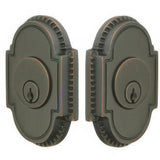Emtek 8359US10B Knoxville Style Designer Brass Double Cylinder Deadbolt Oil Rubbed Bronze
