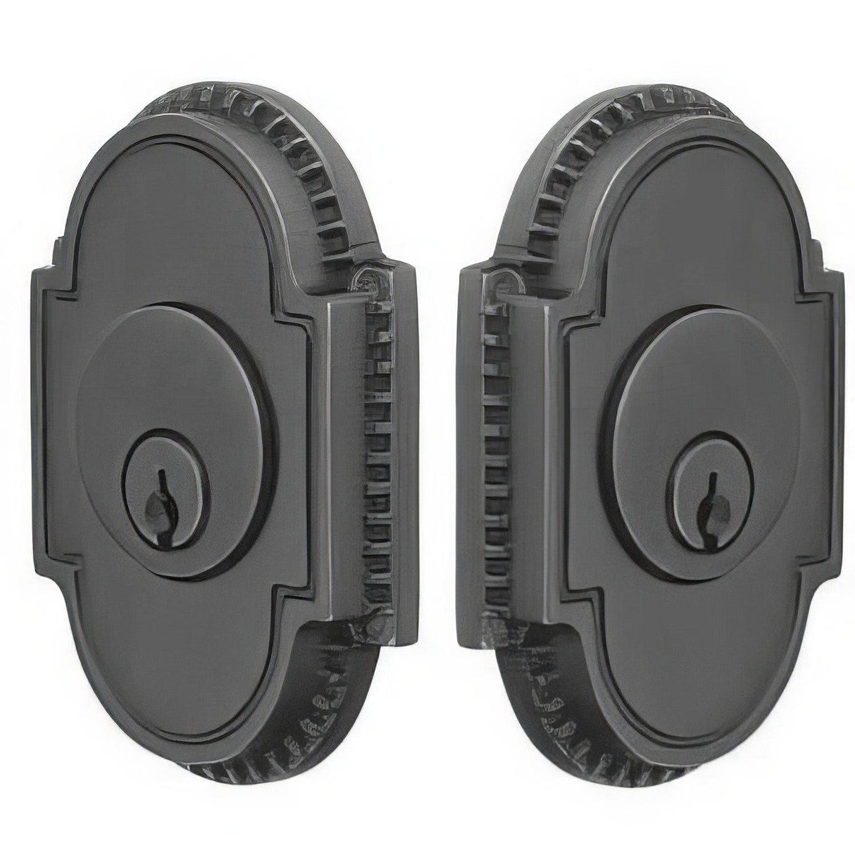 Emtek 8359US15 Knoxville Style Designer Brass Double Cylinder Deadbolt Satin Nickel
