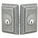 Emtek 8363SWS 8363 #3 Style Wrought Steel Double Cylinder Deadbolt Satin Steel