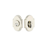 Emtek 8366US14 #8 Style Brass Modern Double Cylinder Deadbolt Polished Nickel