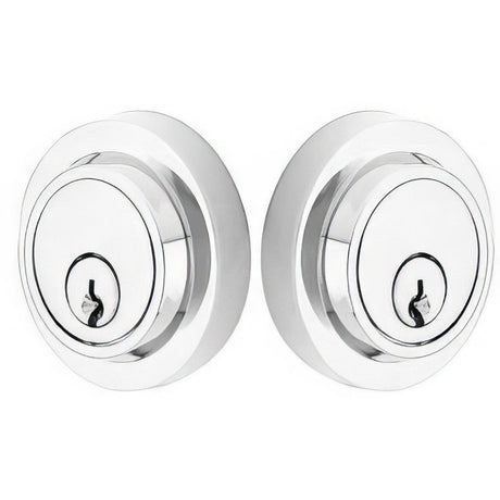 Emtek 8367US10B Modern Style Brass Modern Double Cylinder Deadbolt Oil Rubbed Bronze