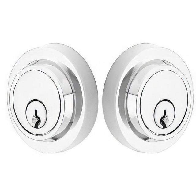 Emtek 8367US10B Modern Style Brass Modern Double Cylinder Deadbolt Oil Rubbed Bronze