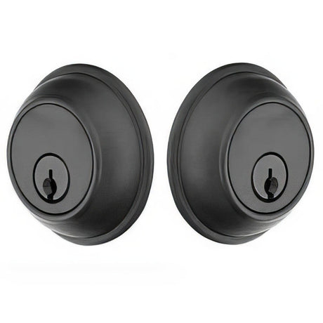 Emtek 8371MB Tuscany Classic Style Lost Wax Cast Bronze Double Cylinder Deadbolt Medium Bronze