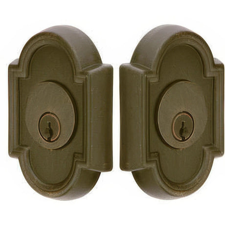 Emtek 8372MB #11 Style Tuscany Bronze Double Cylinder Deadbolt Medium Bronze