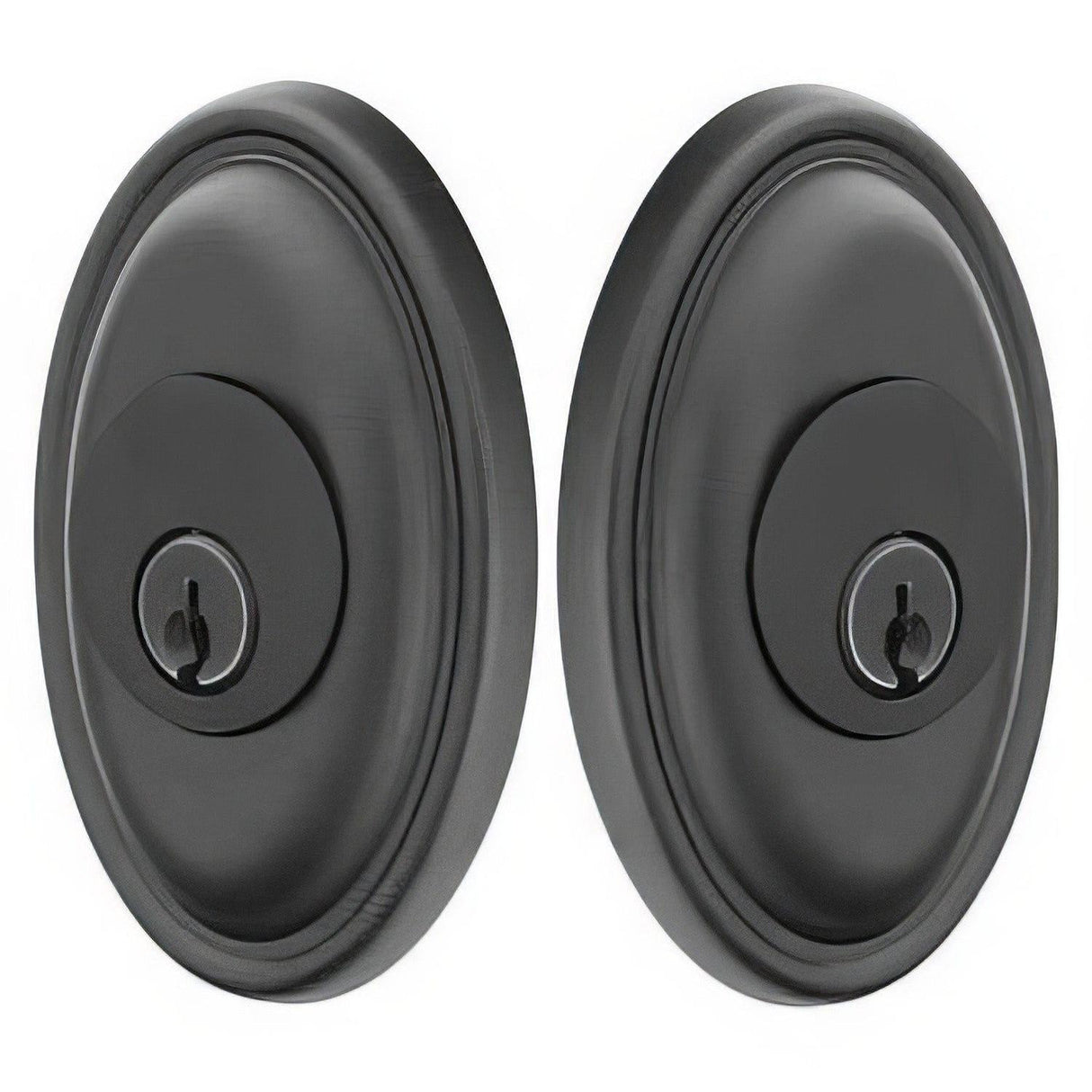 Emtek 8373FB #14 Style Tuscany Bronze Double Cylinder Deadbolt Flat Black