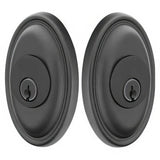 Emtek 8373FB #14 Style Tuscany Bronze Double Cylinder Deadbolt Flat Black