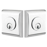 Emtek 8375US10B Neos Double Cylinder Deadbolt from the Brass Modern Series Oil Rubbed Bronze