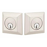 Emtek 8378US15 Quincy Double Cylinder Deadbolt Satin Nickel