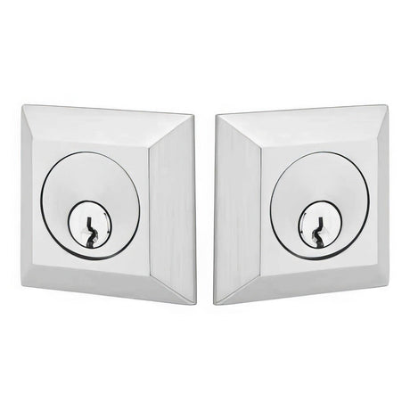 Emtek 8378US19 Quincy Double Cylinder Deadbolt Flat Black
