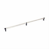 Emtek 84060.RECUS10B.SMUS15 20" C-C Rectangular Stem Smooth Cabinet Pull Satin Nickel