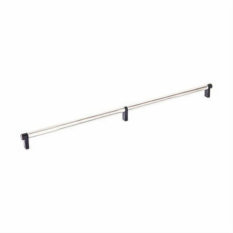 Emtek 84060.RECUS10B.SMUS15 20" C-C Rectangular Stem Smooth Cabinet Pull Satin Nickel