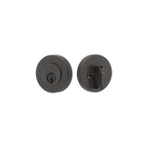 Emtek 8423US10B Disc Single Cylinder Deadbolt with 2-3/8" and 2-3/4" Backset for 1-3/4" Door Oil Rubbed Bronze