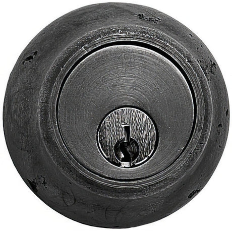 Emtek 8450MB Regular Style Sandcast Bronze Single Cylinder Deadbolt Medium Bronze