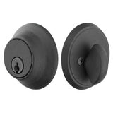 Emtek 8452SWS 8452 #2 Style Wrought Steel Single Cylinder Deadbolt Satin Steel