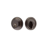 Emtek 8455US15A 8455US Low Profile Style Brass Modern Single Cylinder Deadbolt Pewter