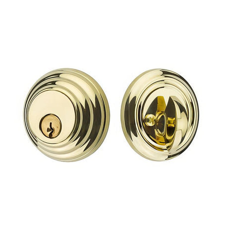 Emtek 8455US26 8455US Low Profile Style Brass Modern Single Cylinder Deadbolt Polished Chrome