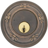 Emtek 8456MB Tuscany Style Lost Wax Cast Bronze Single Cylinder Deadbolt Medium Bronze