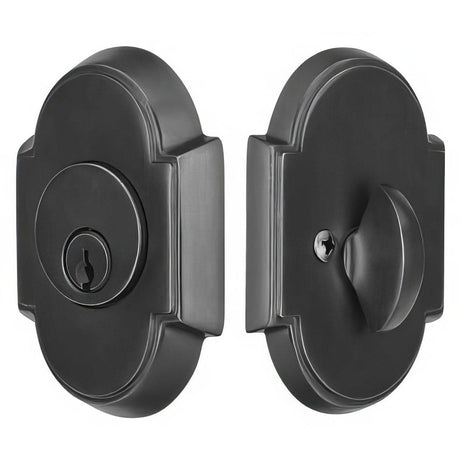 Emtek 8466US10B 8466US Brass Modern Single Cylinder Deadbolt Oil Rubbed Bronze