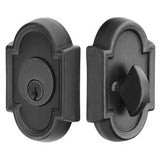 Emtek 8472FB #11 Style Tuscany Bronze Single Cylinder Deadbolt Flat Black
