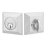 Emtek 8478US26 Quincy Single Cylinder Deadbolt Polished Chrome