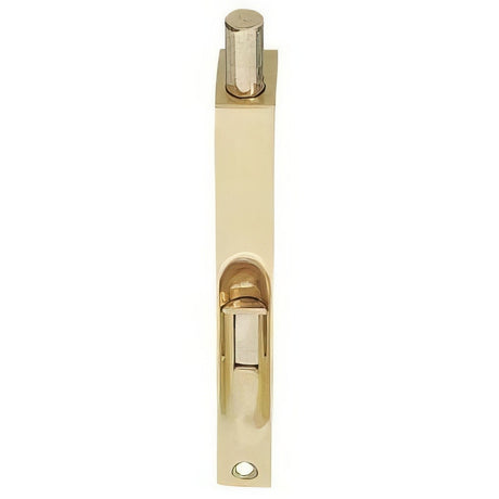 Emtek 8501US3 polished brass flush bolt