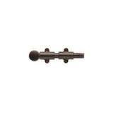 Emtek 8512US15A 12" Solid Brass Surface Bolt with Strikes and Screws Pewter