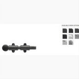 Emtek 8513US10B 18" Solid Brass Surface Bolt with Strikes and Screws Oil Rubbed Bronze