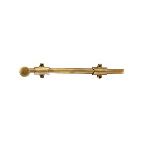 Emtek 8515US3 8515 8 Inch Surface Bolt includes 3 Types of Strike Plates and Screws Lifetime Polished Brass