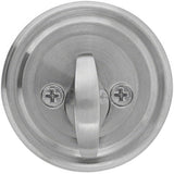 Emtek 8550US26 Regular Style Classic Brass One-Sided Deadbolt Polished Chrome