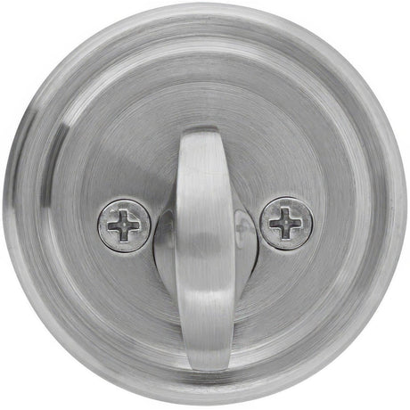 Emtek 8550US26 Regular Style Classic Brass One-Sided Deadbolt Polished Chrome