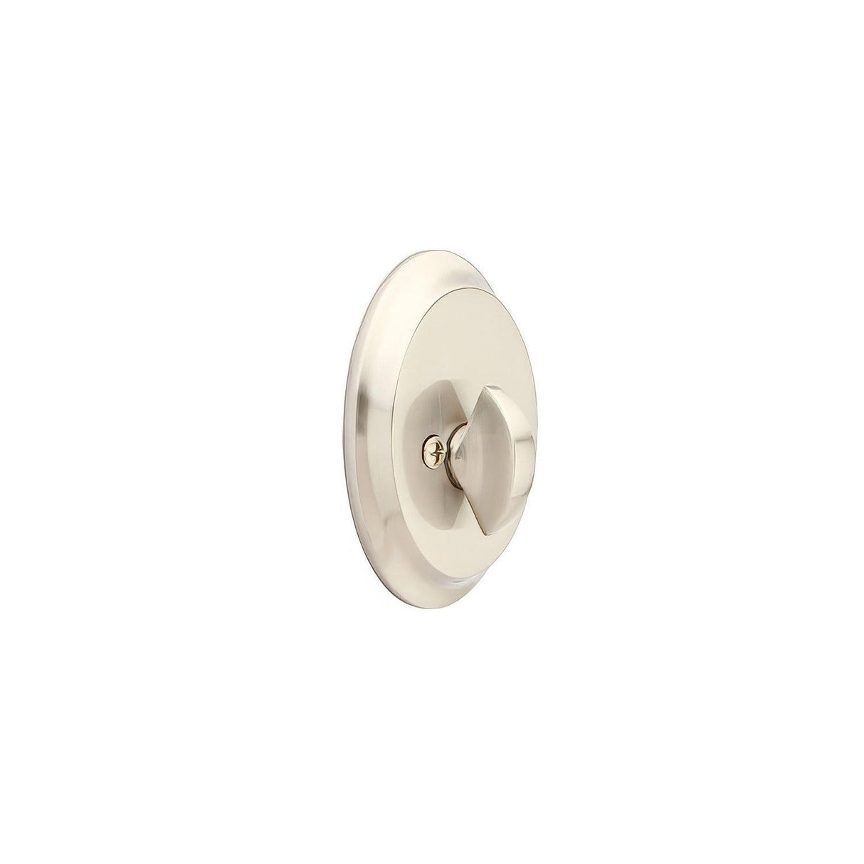 Emtek 8558US15 Saratoga Style Classic Brass One-Sided Deadbolt Satin Nickel