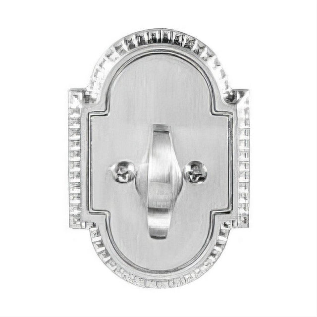 Emtek 8559US7 Knoxville Style Designer Brass One-Sided Deadbolt French Antique